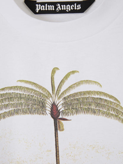 Outlet online Palm Angels Hombre Camiseta Gráfico Estampado color Blanco sku 553-003293 01 - Foto 3