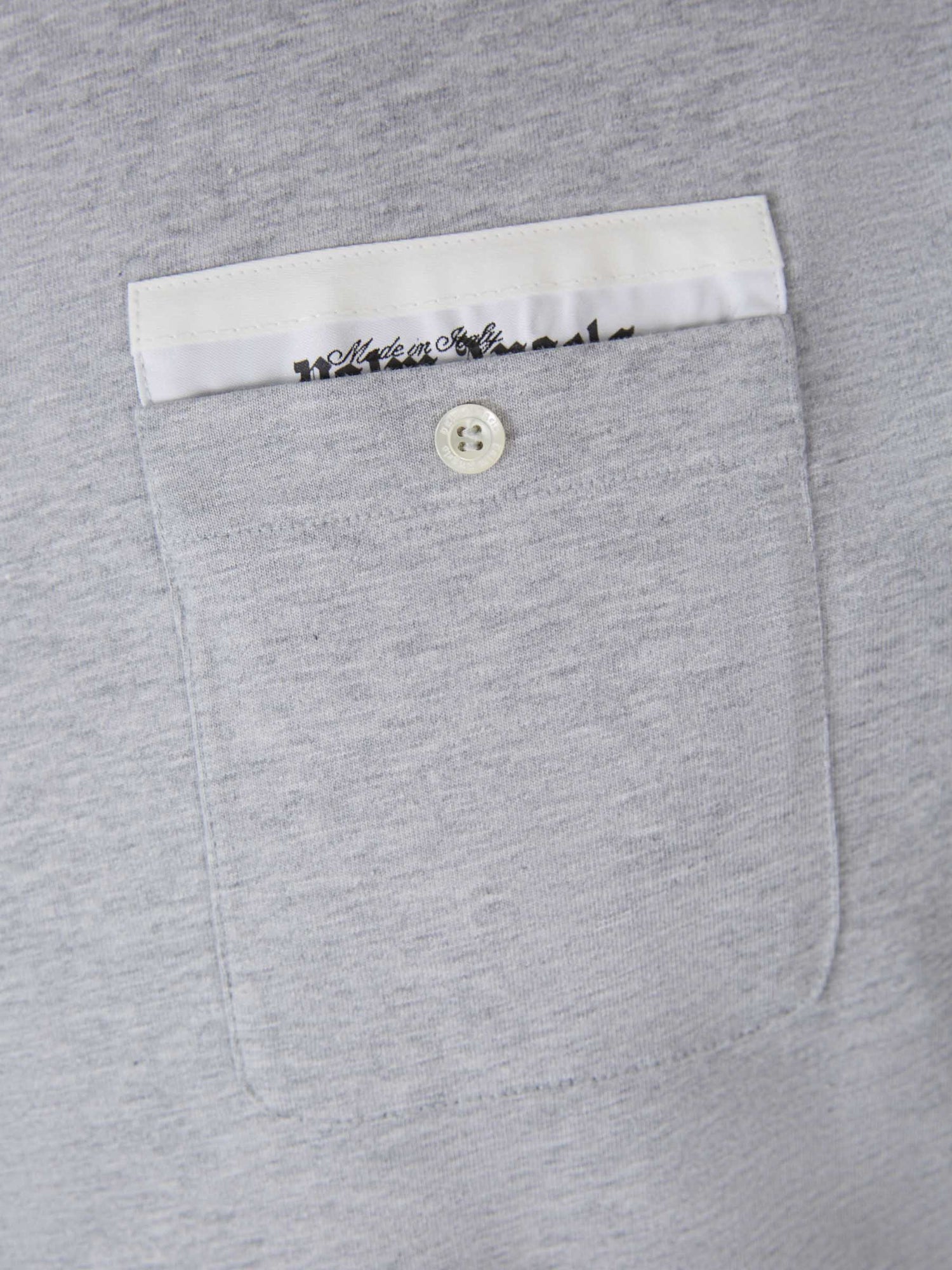 Outlet online Palm Angels Hombre Camiseta Bolsillo Algodón color Negro sku 553-003296 02 - Foto 2