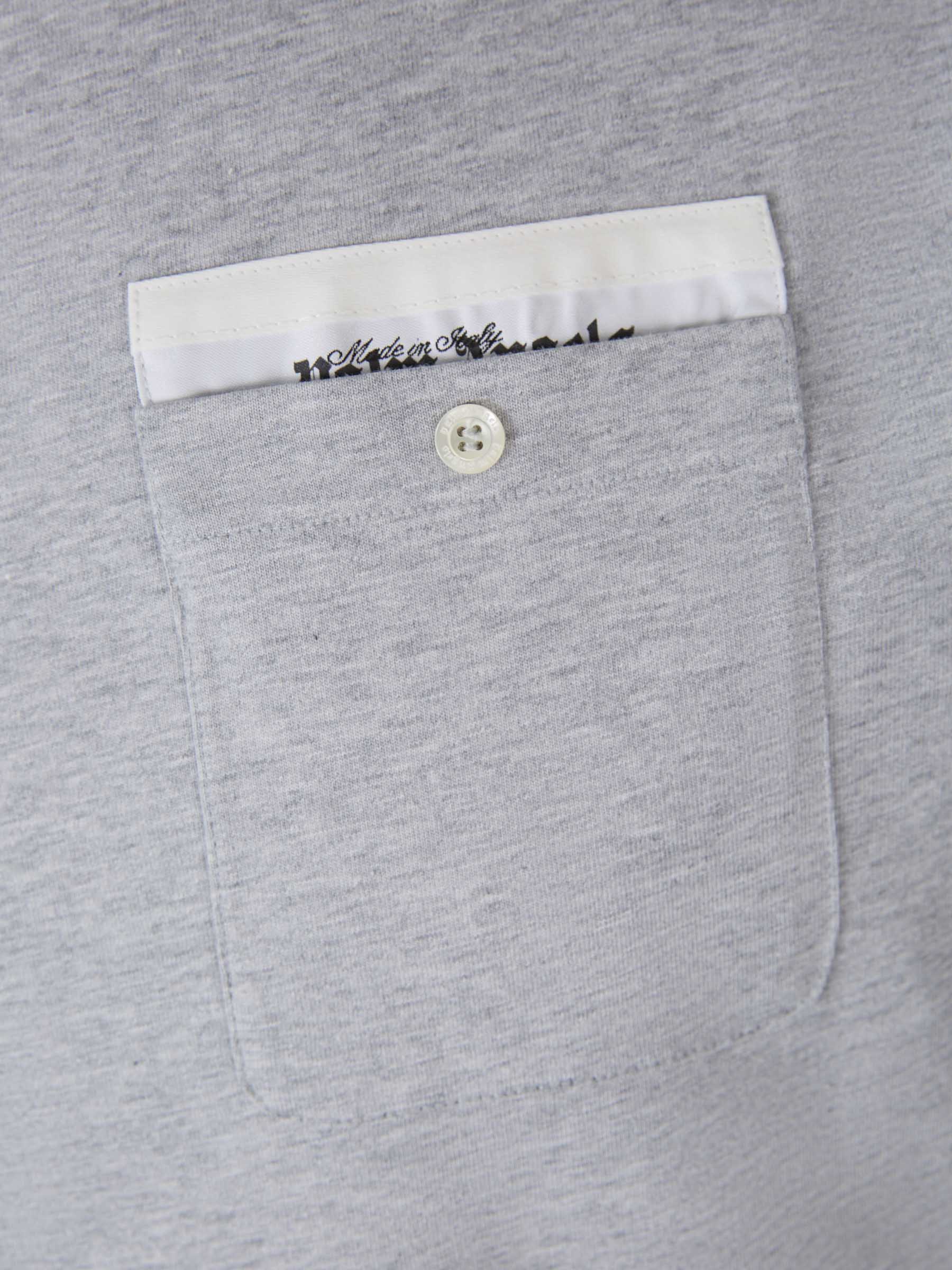 Outlet online Palm Angels Hombre Camiseta Bolsillo Algodón color Negro sku 553-003296 02 - Foto 2