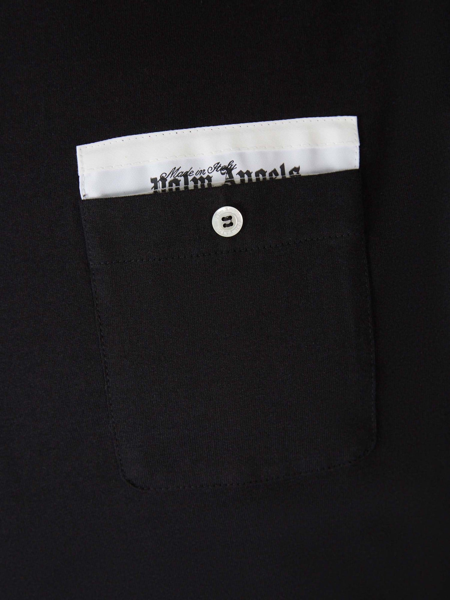 Outlet online Palm Angels Hombre Camiseta Bolsillo Algodón color Gris Claro sku 553-003296 01 - Foto 6