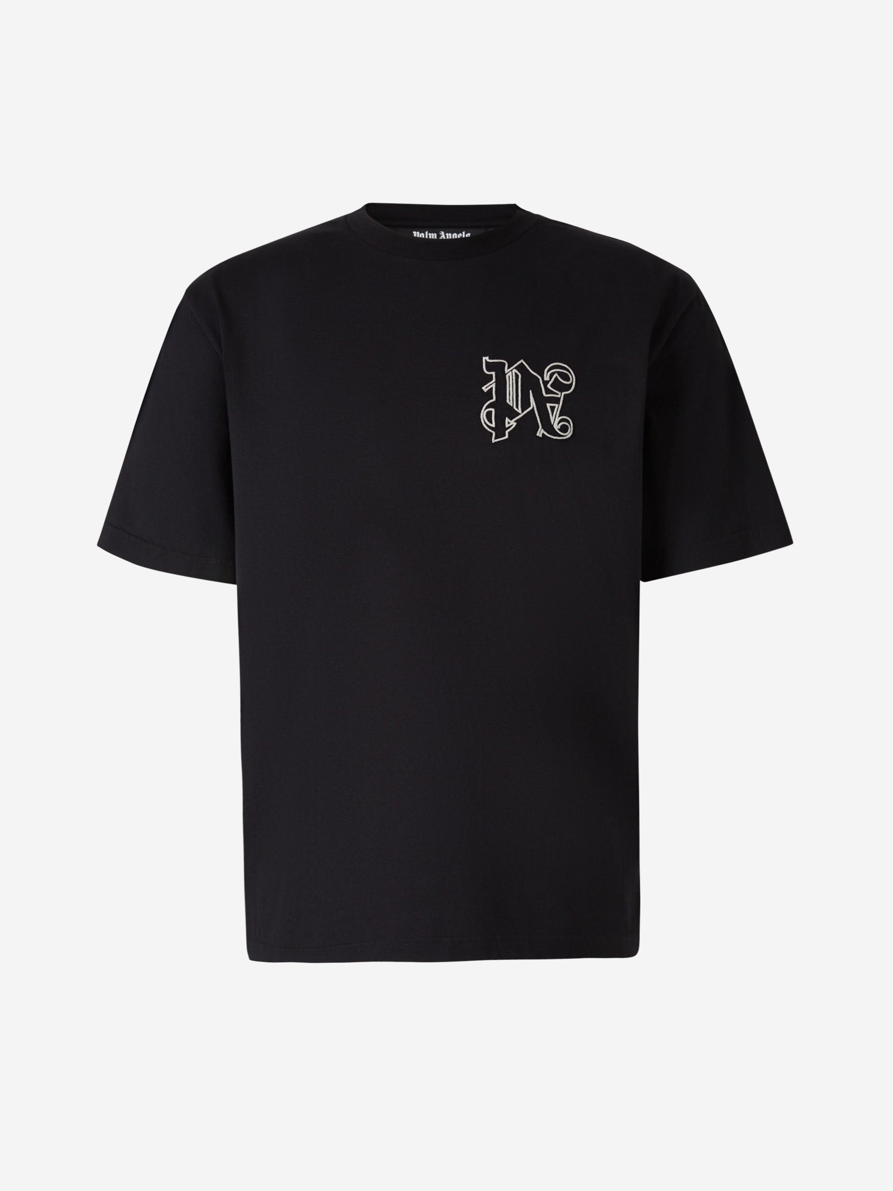 Outlet online Palm Angels Hombre Camiseta Logo Bordado color Blanco sku 553-003298 01 - Foto 5