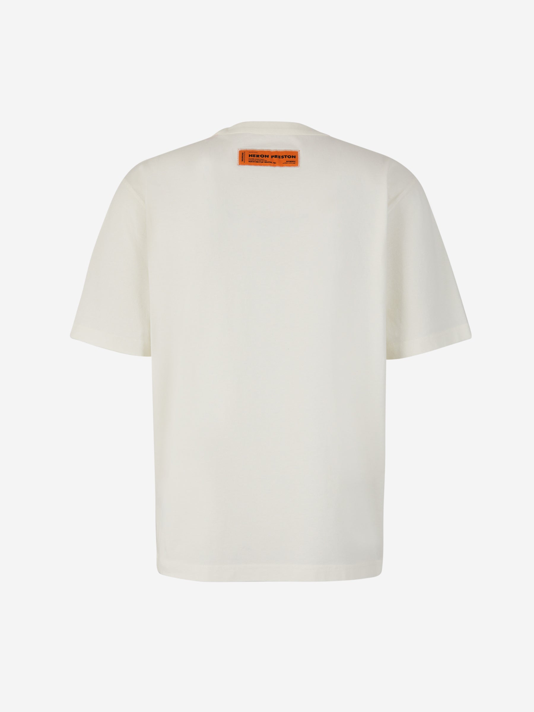 Outlet online Heron Preston Hombre Camiseta Algodón logo color Blanco sku 553-003308 01 - Foto 2