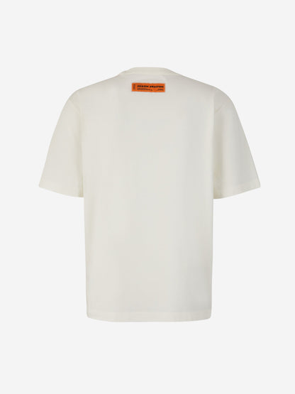 Outlet online Heron Preston Hombre Camiseta Algodón logo color Blanco sku 553-003308 01 - Foto 2