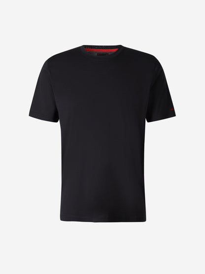 Outlet online Kiton Hombre Camiseta Lisa Algodón color Negro sku 553-003321 01 - Foto 1