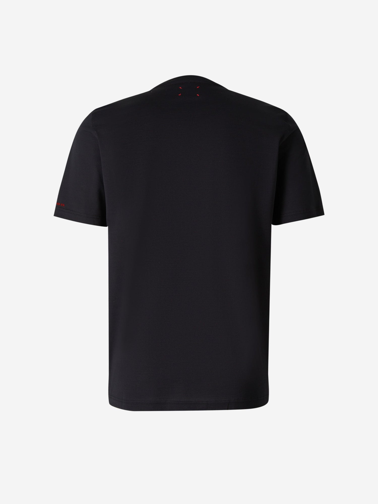 Outlet online Kiton Hombre Camiseta Lisa Algodón color Negro sku 553-003321 01 - Foto 2