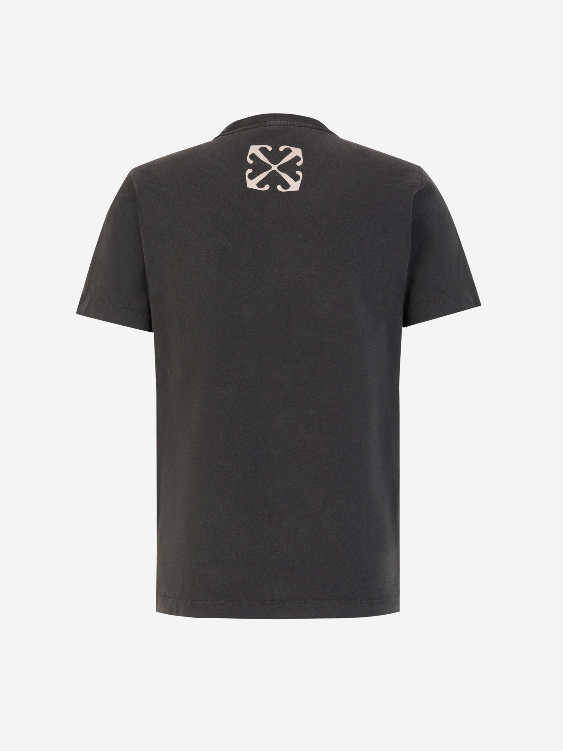 Outlet online Off-White Hombre Camiseta Gráfico Estampado color Negro sku 553-003323 01 - Foto 2