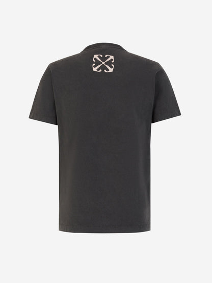 Outlet online Off-White Hombre Camiseta Gráfico Estampado color Negro sku 553-003323 01 - Foto 2