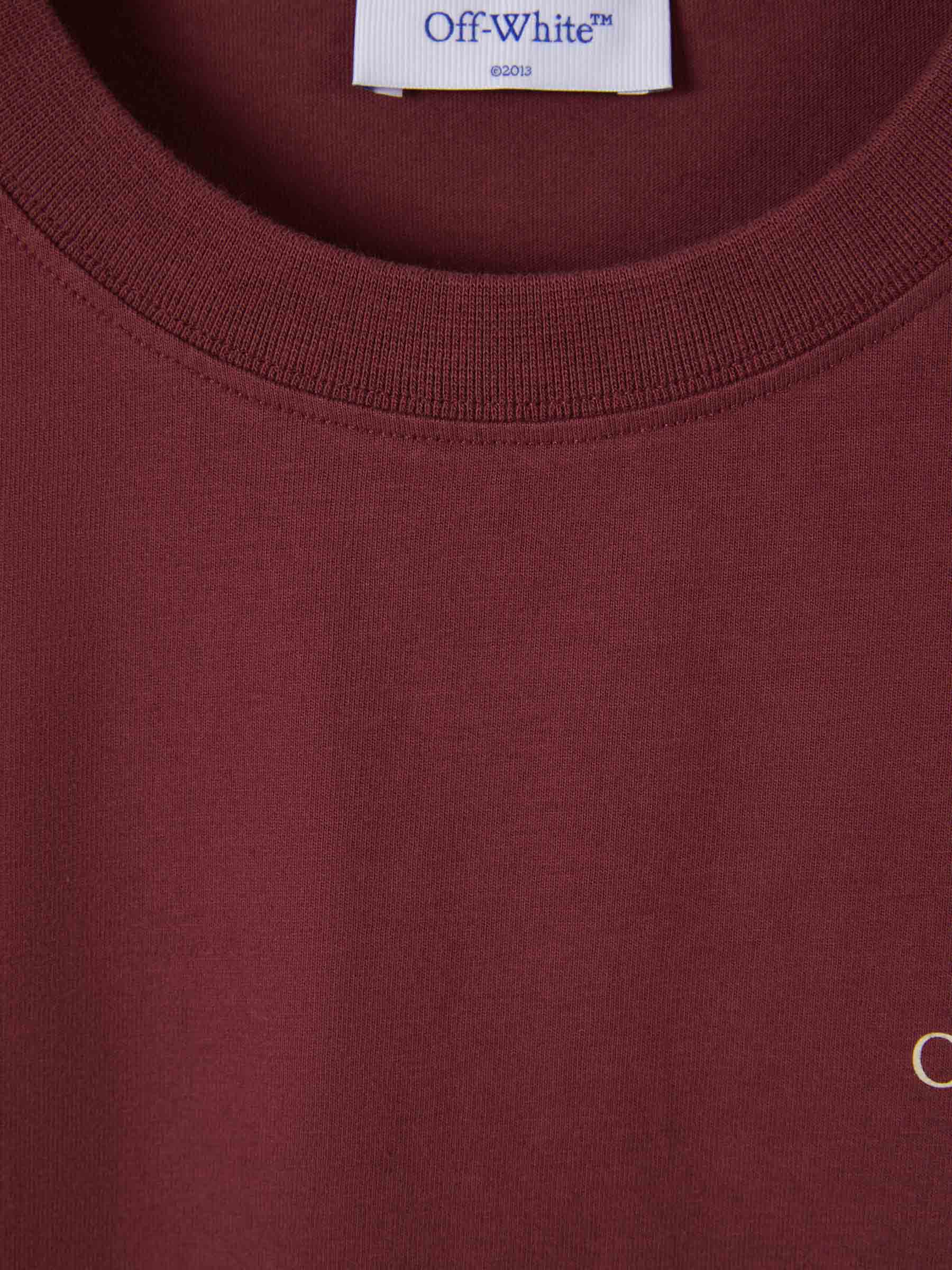 Outlet online Off-White Hombre Camiseta Moon Arrow color Rojo sku 553-003327 01 - Foto 3