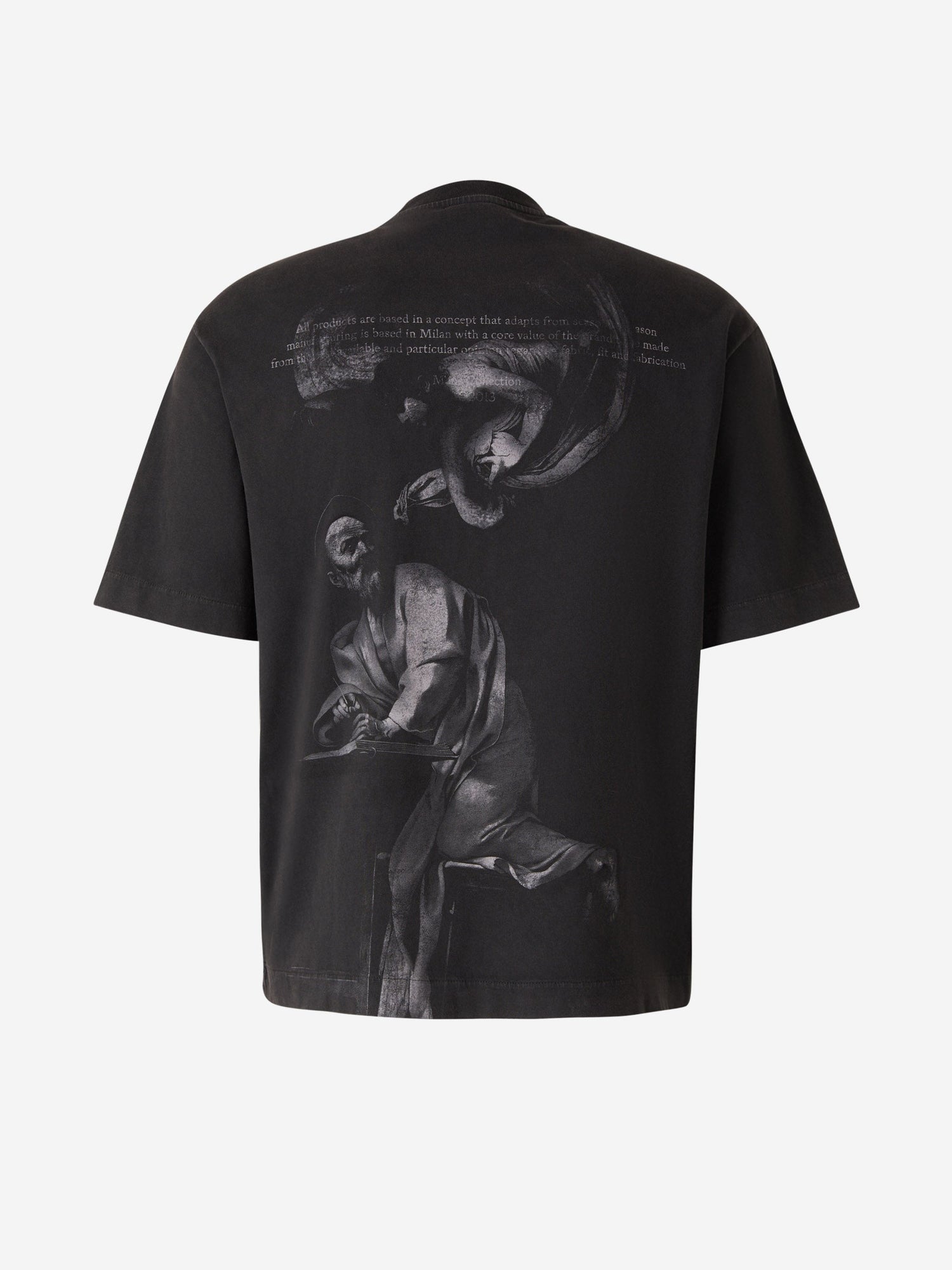 Outlet online Off-White Hombre Camiseta Logo Estampado color Negro sku 553-003328 01 - Foto 2