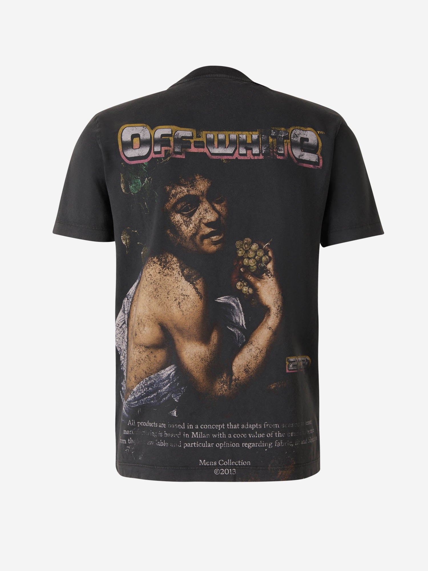 Outlet online Off-White Hombre Camiseta Gráfico Estampado color Negro sku 553-003330 01 - Foto 2