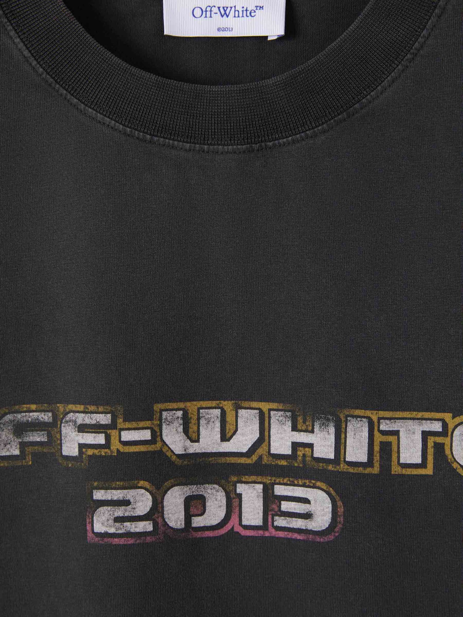 Outlet online Off-White Hombre Camiseta Gráfico Estampado color Negro sku 553-003330 01 - Foto 3