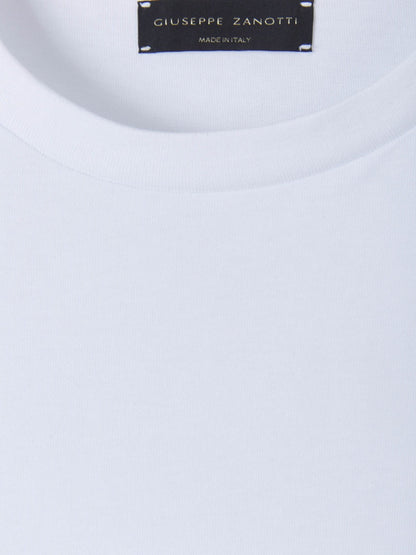Outlet online Giuseppe Zanotti Hombre Camiseta Logo Bordado color Negro sku 553-003344 02 - Foto 3