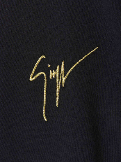 Outlet online Giuseppe Zanotti Hombre Camiseta Logo Bordado color Blanco sku 553-003344 01 - Foto 6