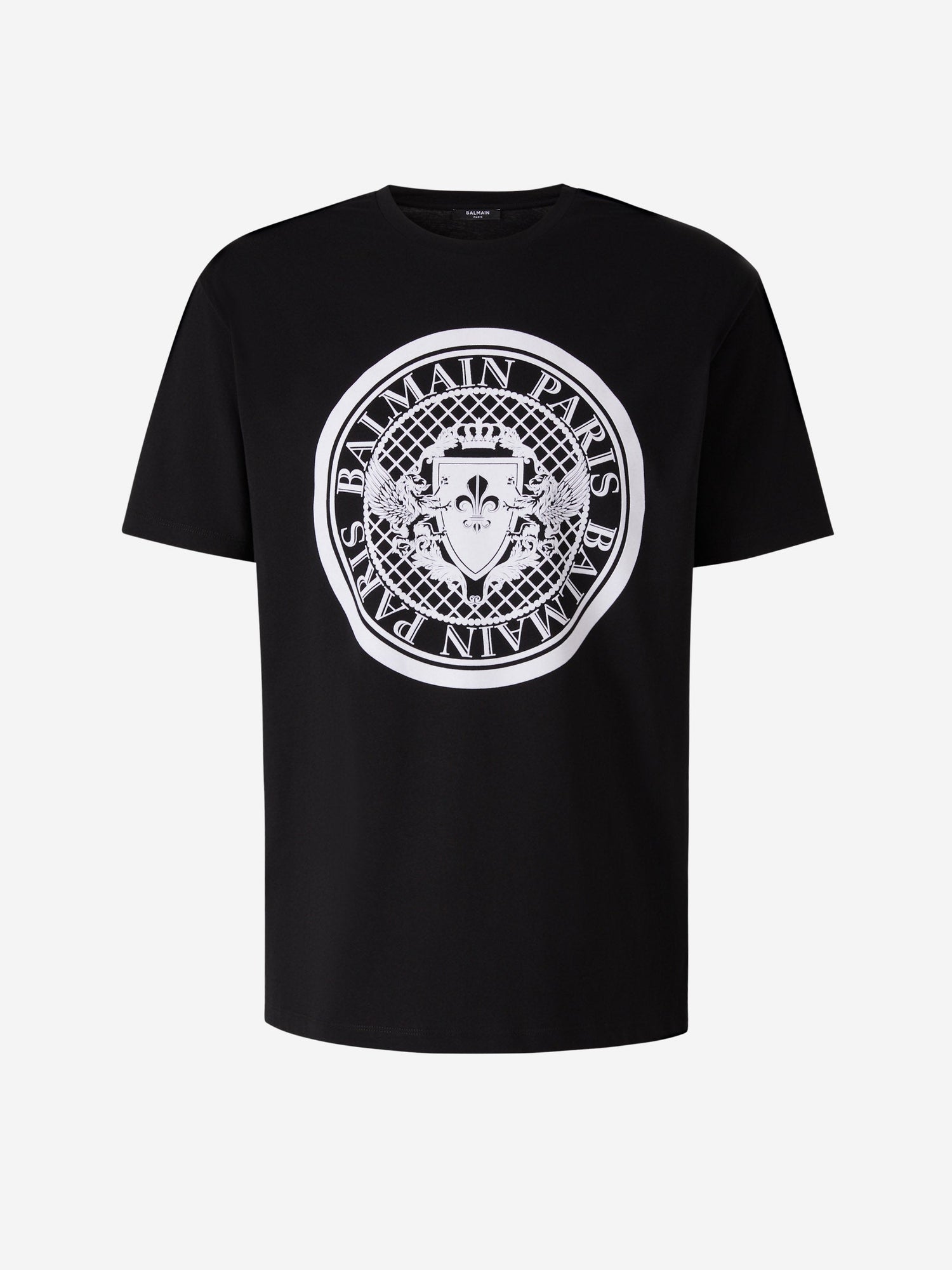 Outlet online Balmain Hombre Camiseta Gráfico Relieve color Negro sku 553-003349 01 - Foto 2