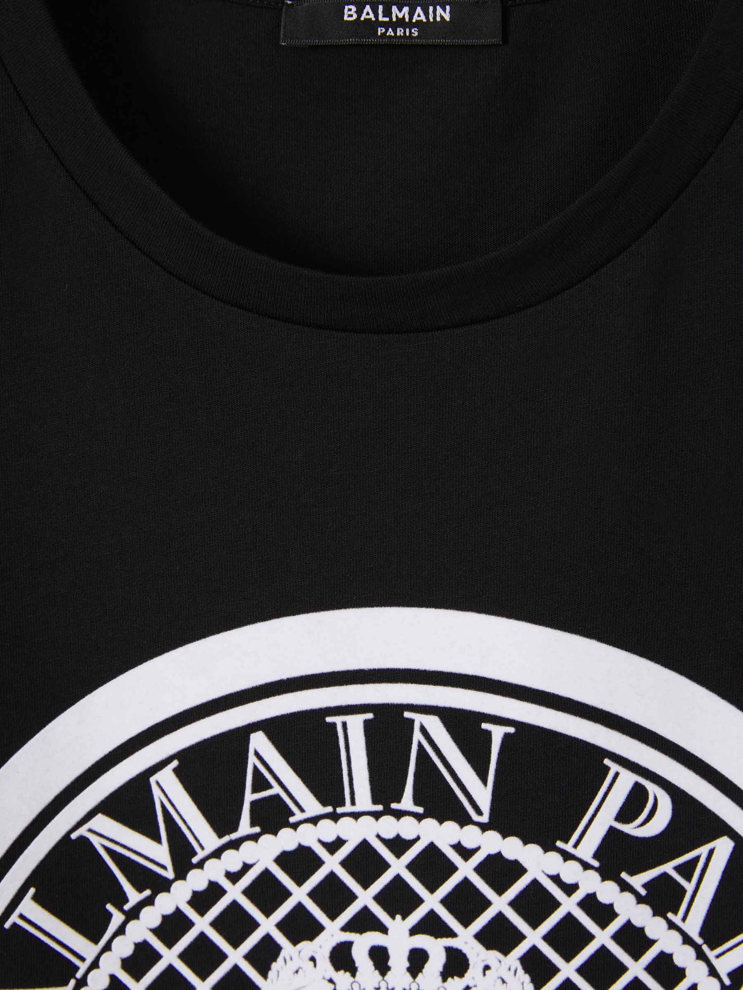 Outlet online Balmain Hombre Camiseta Gráfico Relieve color Negro sku 553-003349 01 - Foto 4
