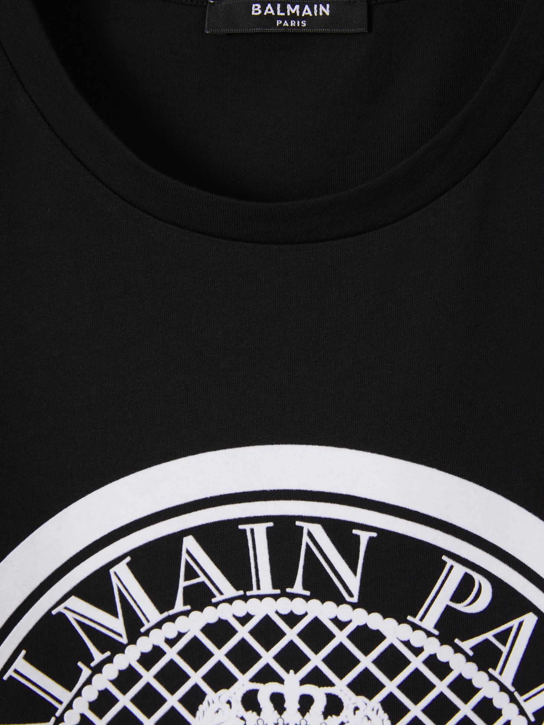 Outlet online Balmain Hombre Camiseta Gráfico Relieve color Negro sku 553-003349 01 - Foto 4