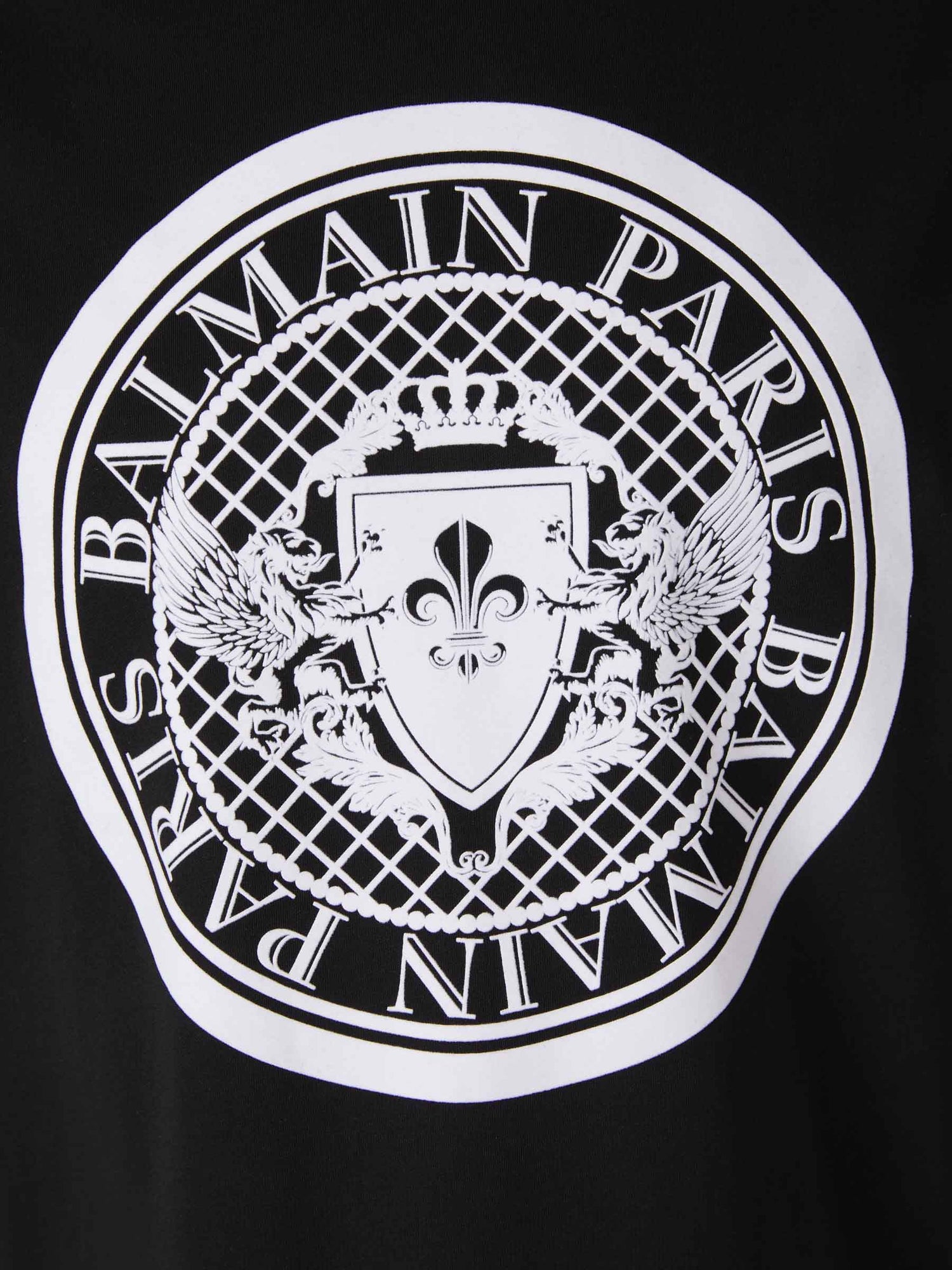 Outlet online Balmain Hombre Camiseta Gráfico Relieve color Negro sku 553-003349 01 - Foto 3