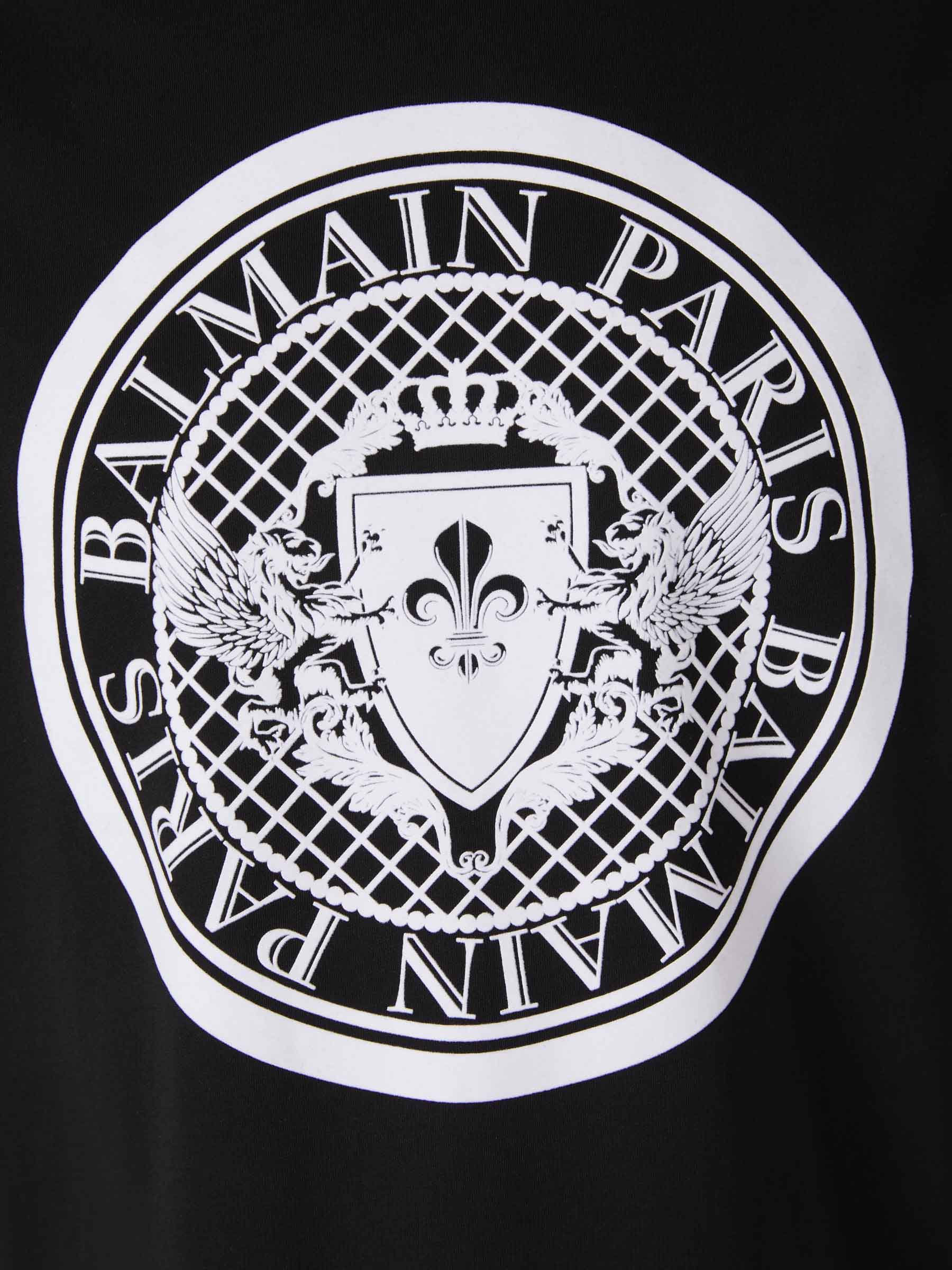 Outlet online Balmain Hombre Camiseta Gráfico Relieve color Negro sku 553-003349 01 - Foto 3