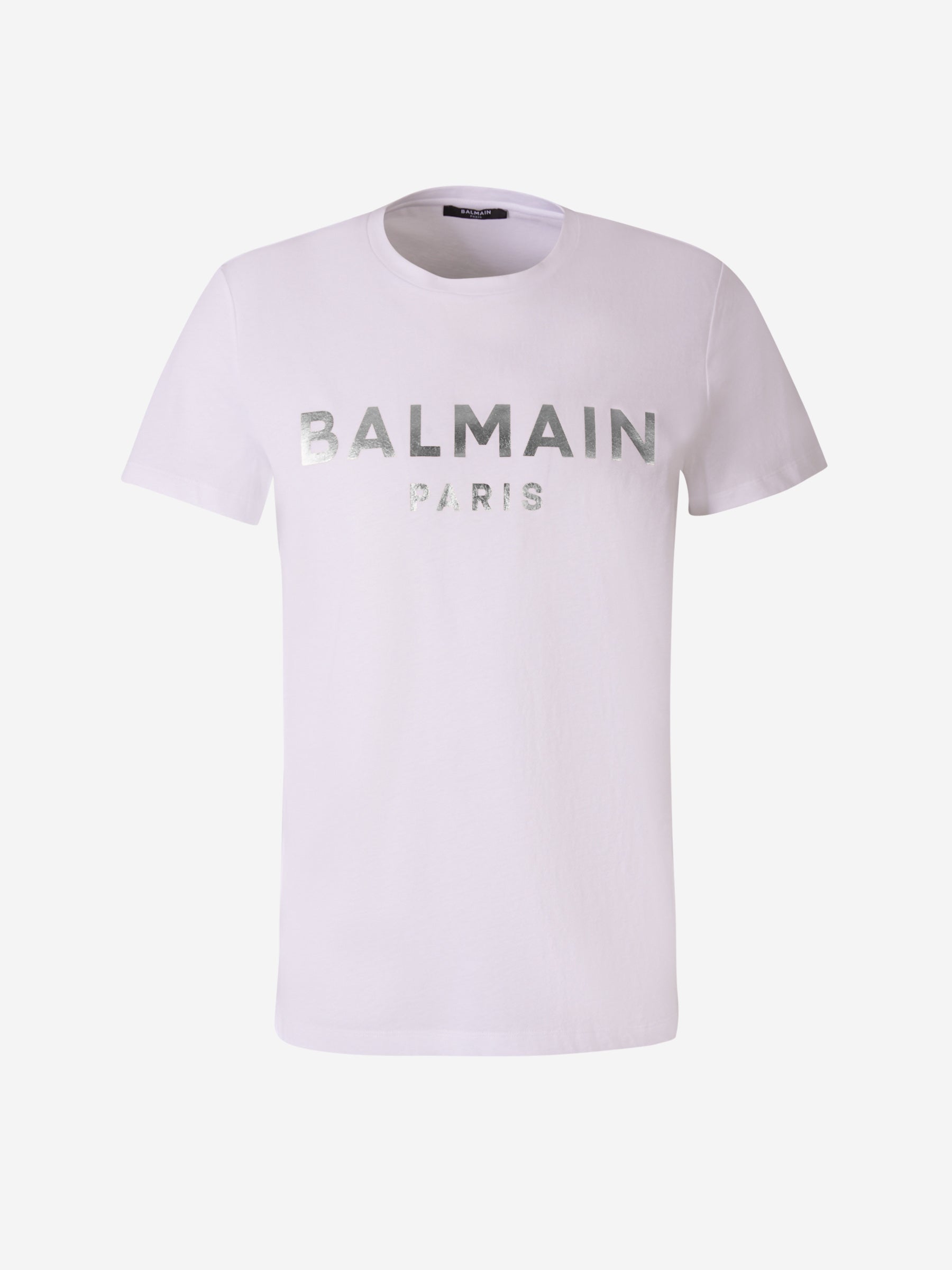 Outlet online Balmain Hombre Camiseta Logo Estampado color Blanco sku 553-003350 01 - Foto 1