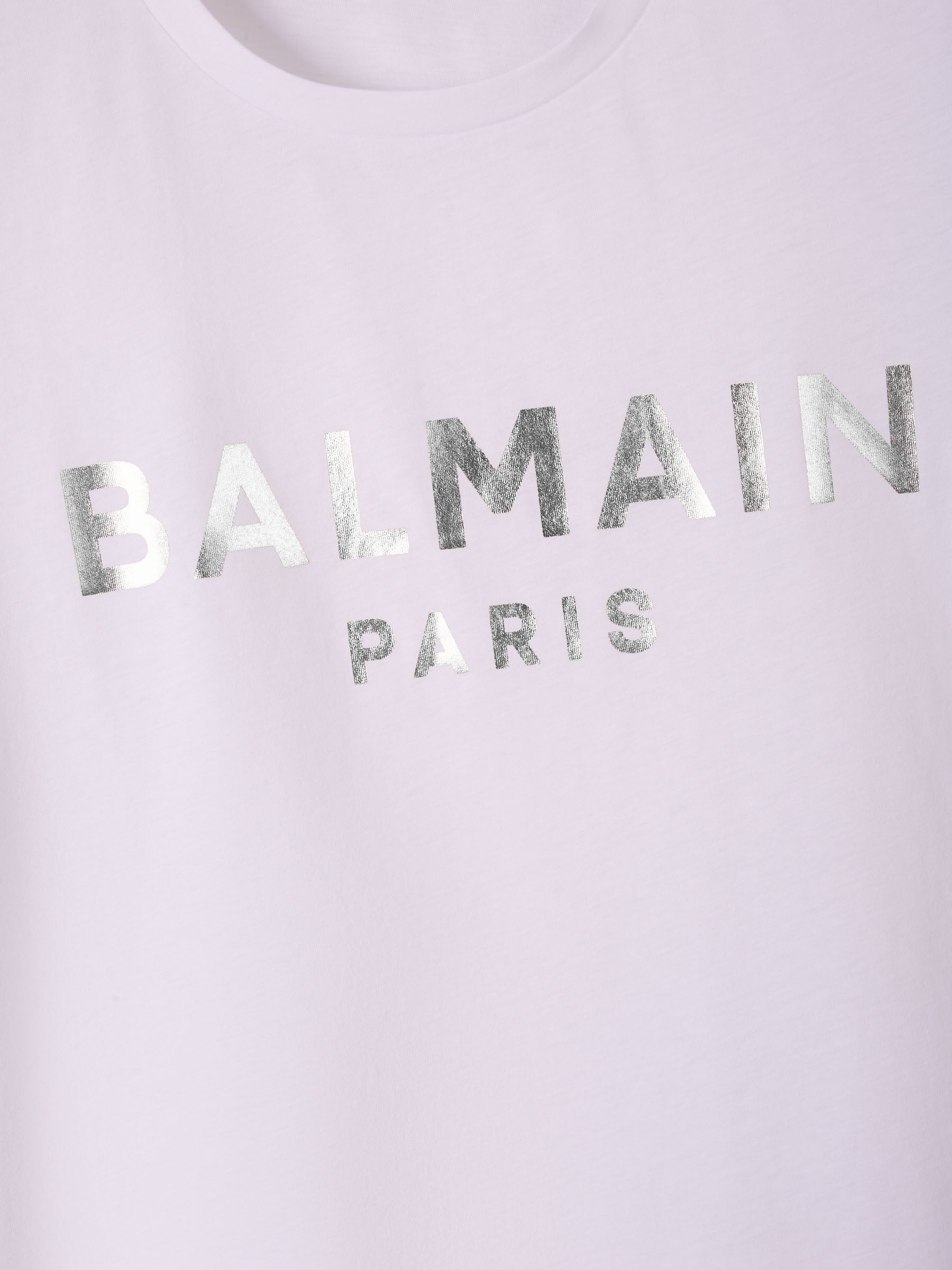 Outlet online Balmain Hombre Camiseta Logo Estampado color Blanco sku 553-003350 01 - Foto 4