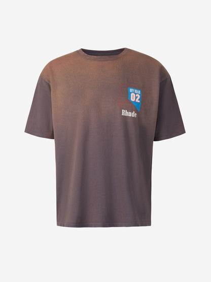 Outlet online Rhude Hombre Camiseta Off-Road Algodón color Topo sku 553-003357 00 - Foto 1