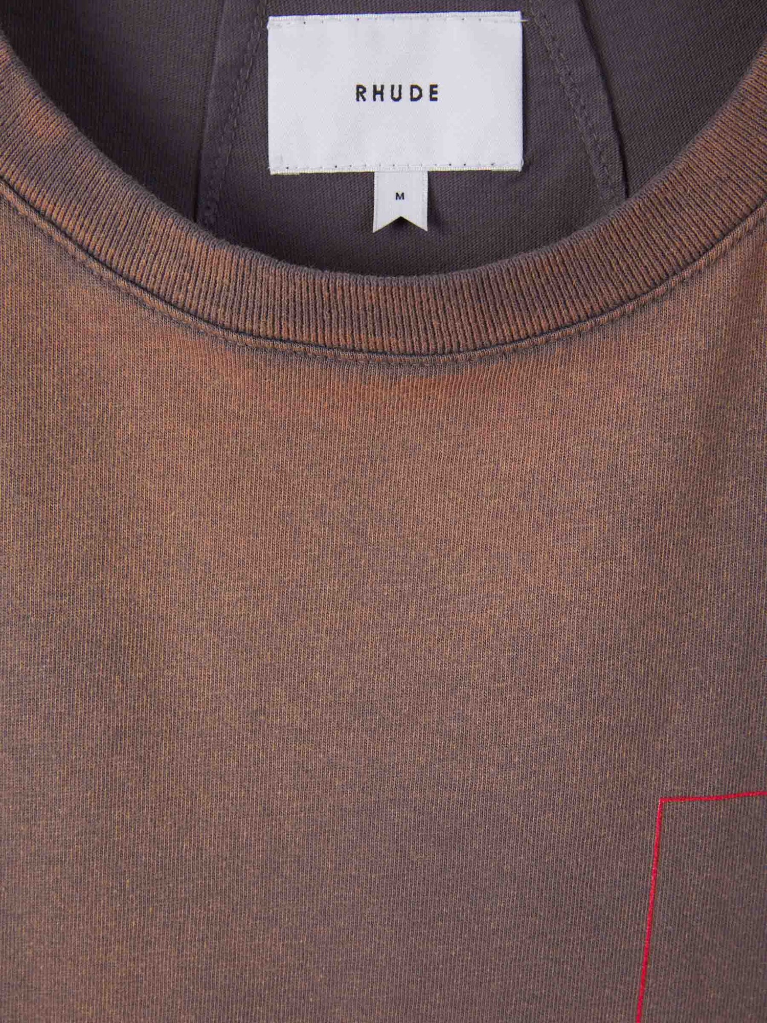 Outlet online Rhude Hombre Camiseta Off-Road Algodón color Topo sku 553-003357 00 - Foto 3
