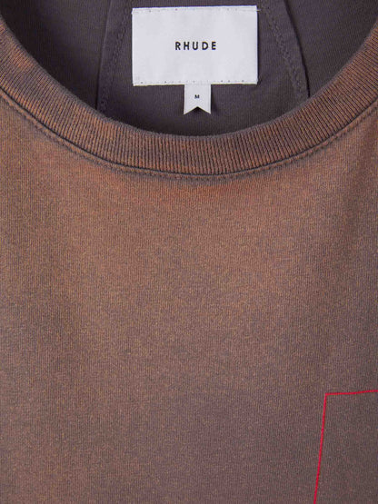 Outlet online Rhude Hombre Camiseta Off-Road Algodón color Topo sku 553-003357 00 - Foto 3