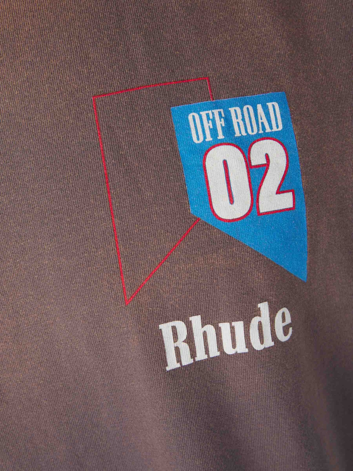 Outlet online Rhude Hombre Camiseta Off-Road Algodón color Topo sku 553-003357 00 - Foto 4
