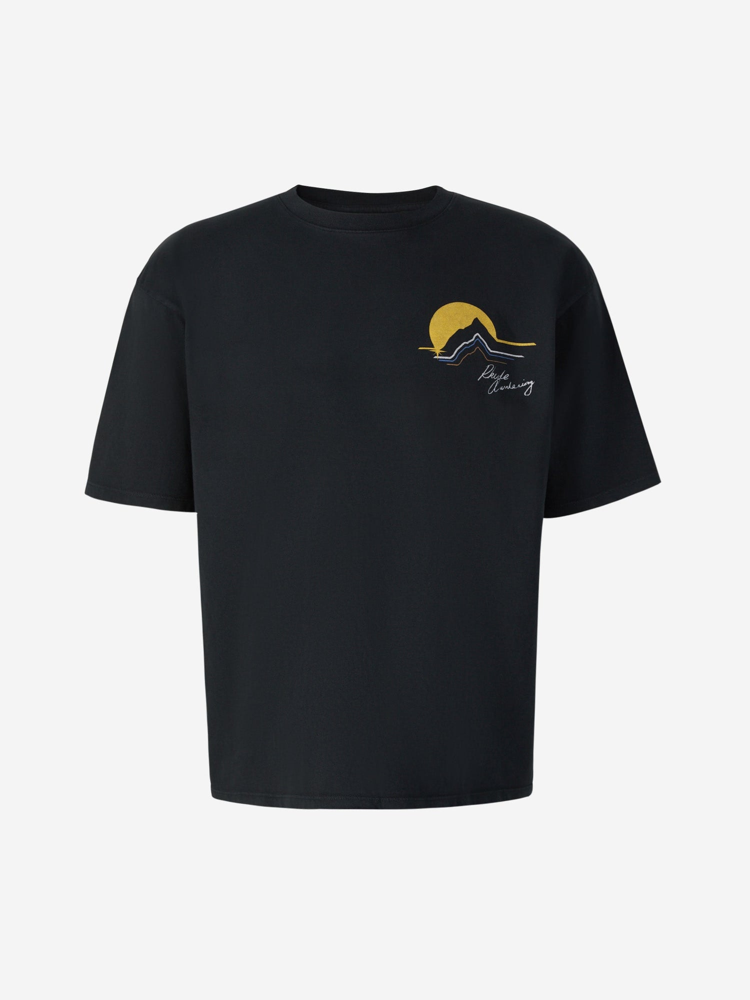 Outlet online Rhude Hombre Camiseta Béisbol Logo color Negro sku 553-003361 00 - Foto 1
