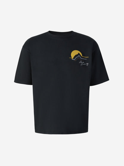 Outlet online Rhude Hombre Camiseta Béisbol Logo color Negro sku 553-003361 00 - Foto 1