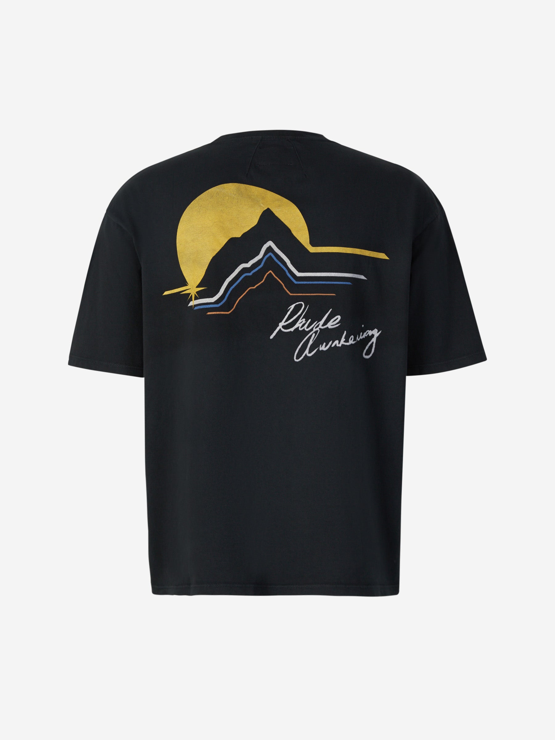 Outlet online Rhude Hombre Camiseta Béisbol Logo color Negro sku 553-003361 00 - Foto 2