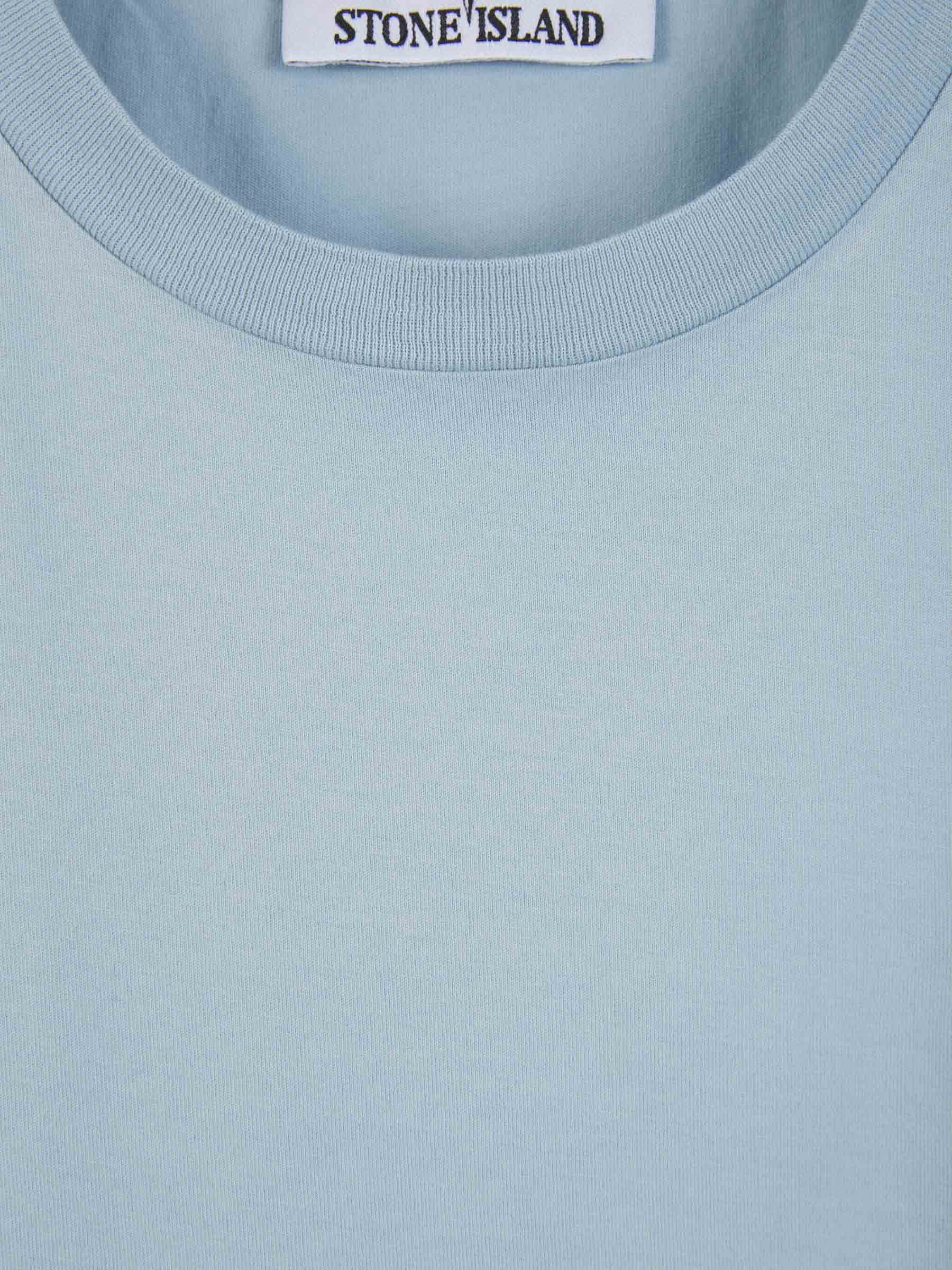 Outlet online Stone Island Hombre Camiseta Parche Logo color Azul sku 553-003371 05 - Foto 3