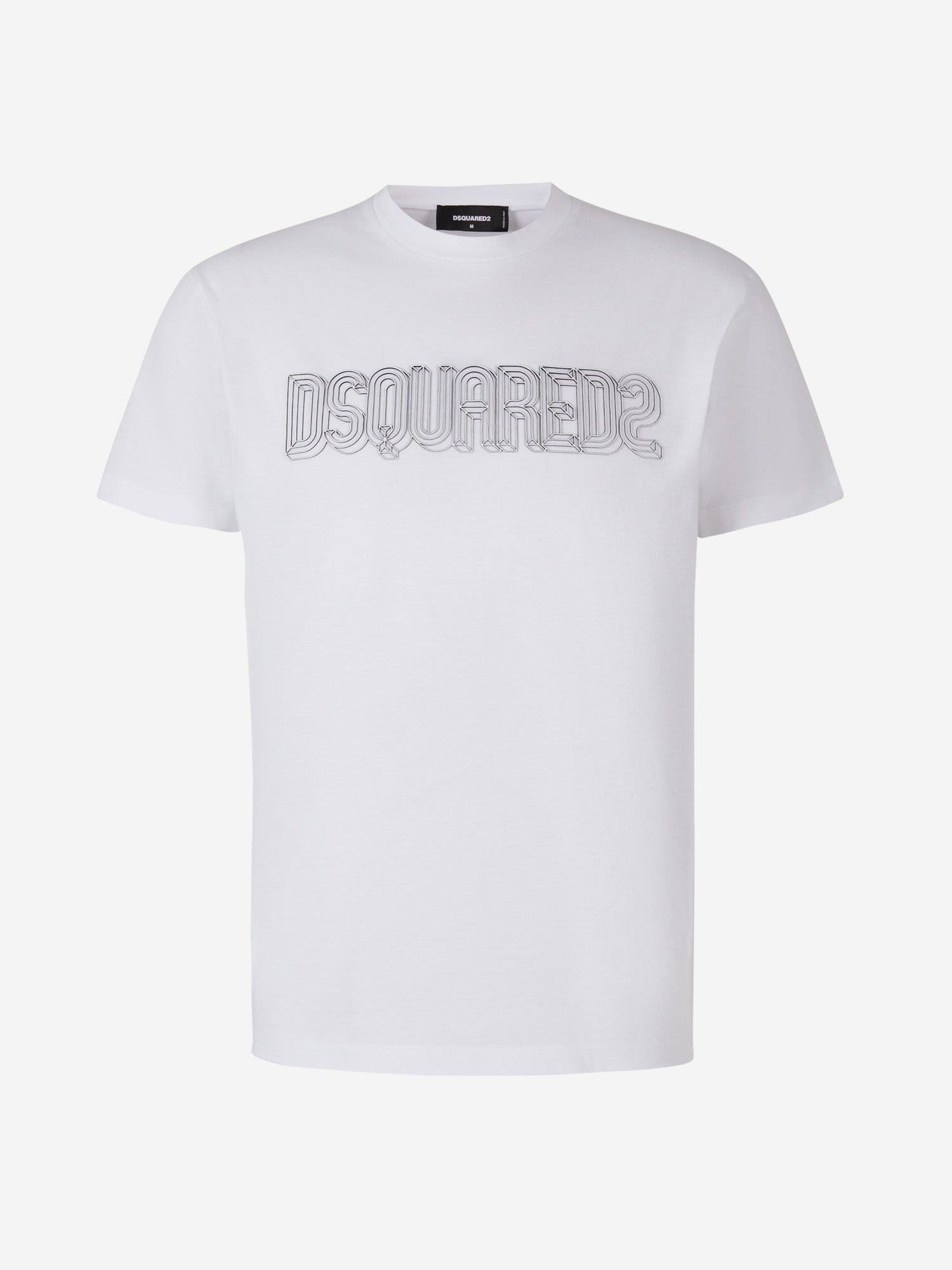 Outlet online Dsquared2 Hombre Camiseta Logo 3D color Negro sku 553-003381 02 - Foto 1