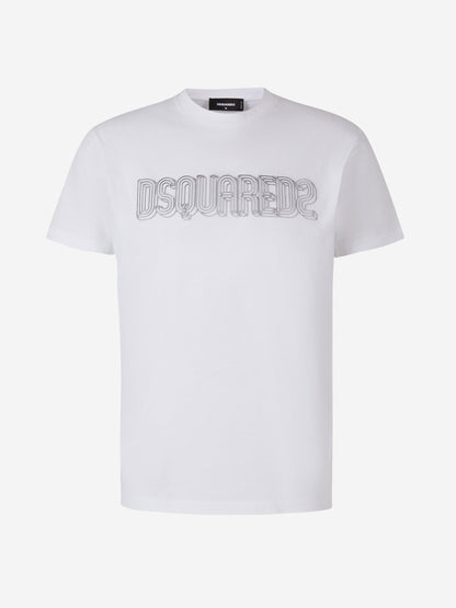 Outlet online Dsquared2 Hombre Camiseta Logo 3D color Negro sku 553-003381 02 - Foto 1