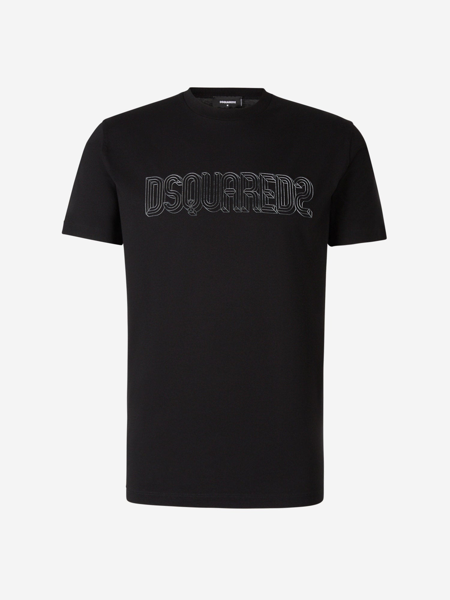 Outlet online Dsquared2 Hombre Camiseta Logo 3D color Negro sku 553-003381 02 - Foto 5