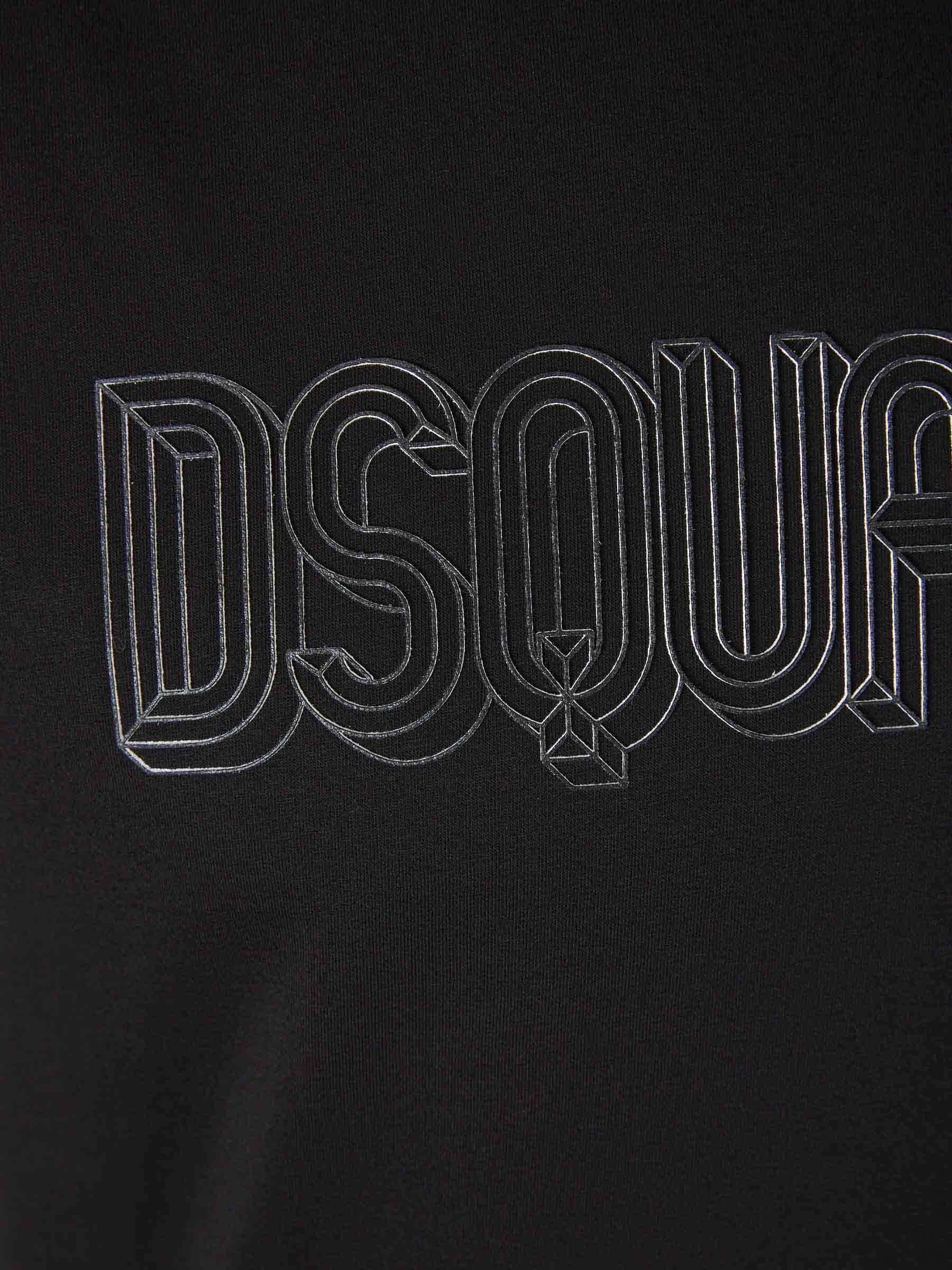 Outlet online Dsquared2 Hombre Camiseta Logo 3D color Negro sku 553-003381 02 - Foto 8