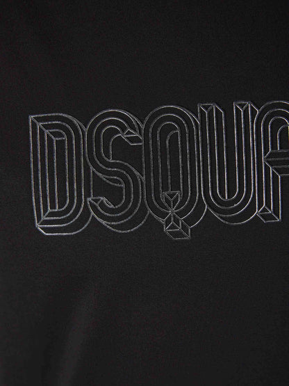 Outlet online Dsquared2 Hombre Camiseta Logo 3D color Negro sku 553-003381 02 - Foto 8
