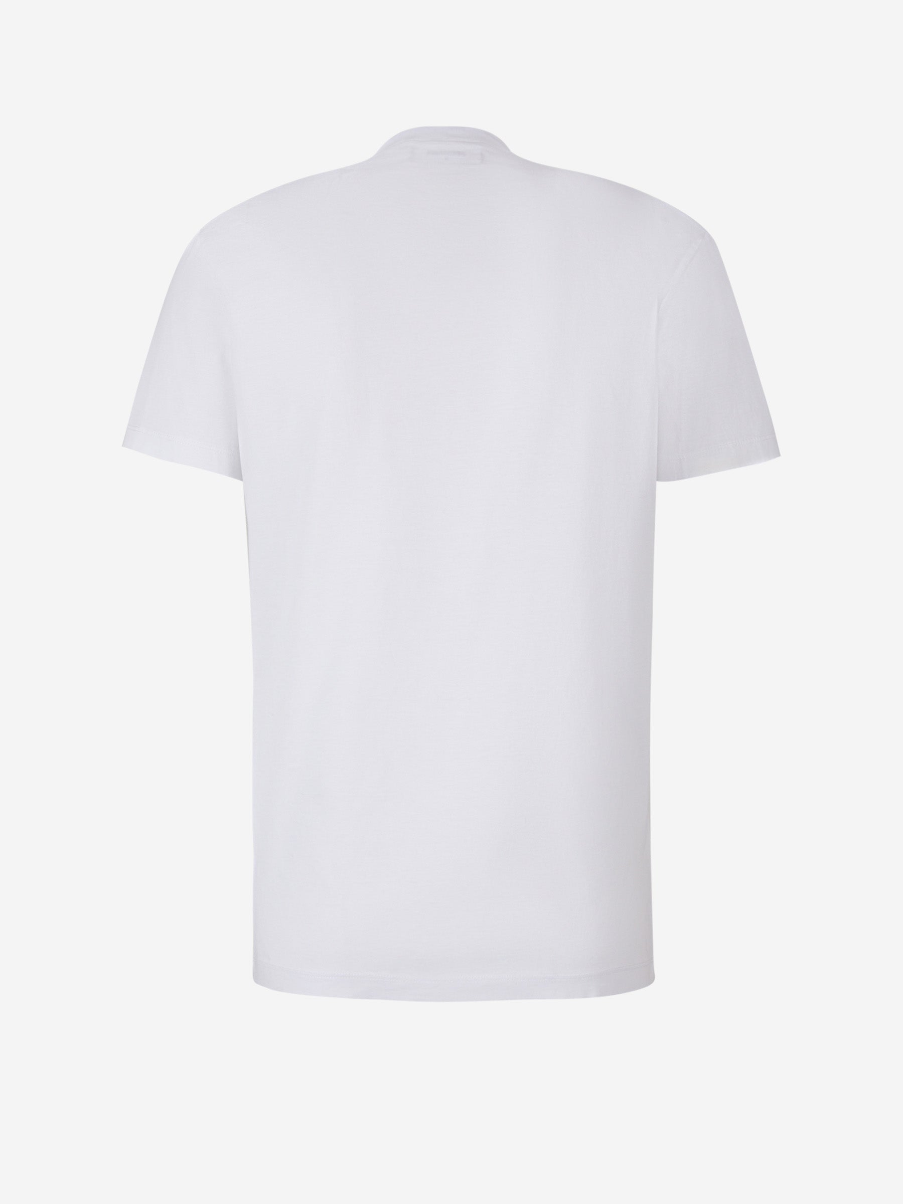 Outlet online Dsquared2 Hombre Camiseta Logo Estampado color Azul Marino sku 553-003382 02 - Foto 2