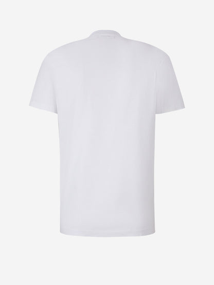Outlet online Dsquared2 Hombre Camiseta Logo Estampado color Azul Marino sku 553-003382 02 - Foto 2