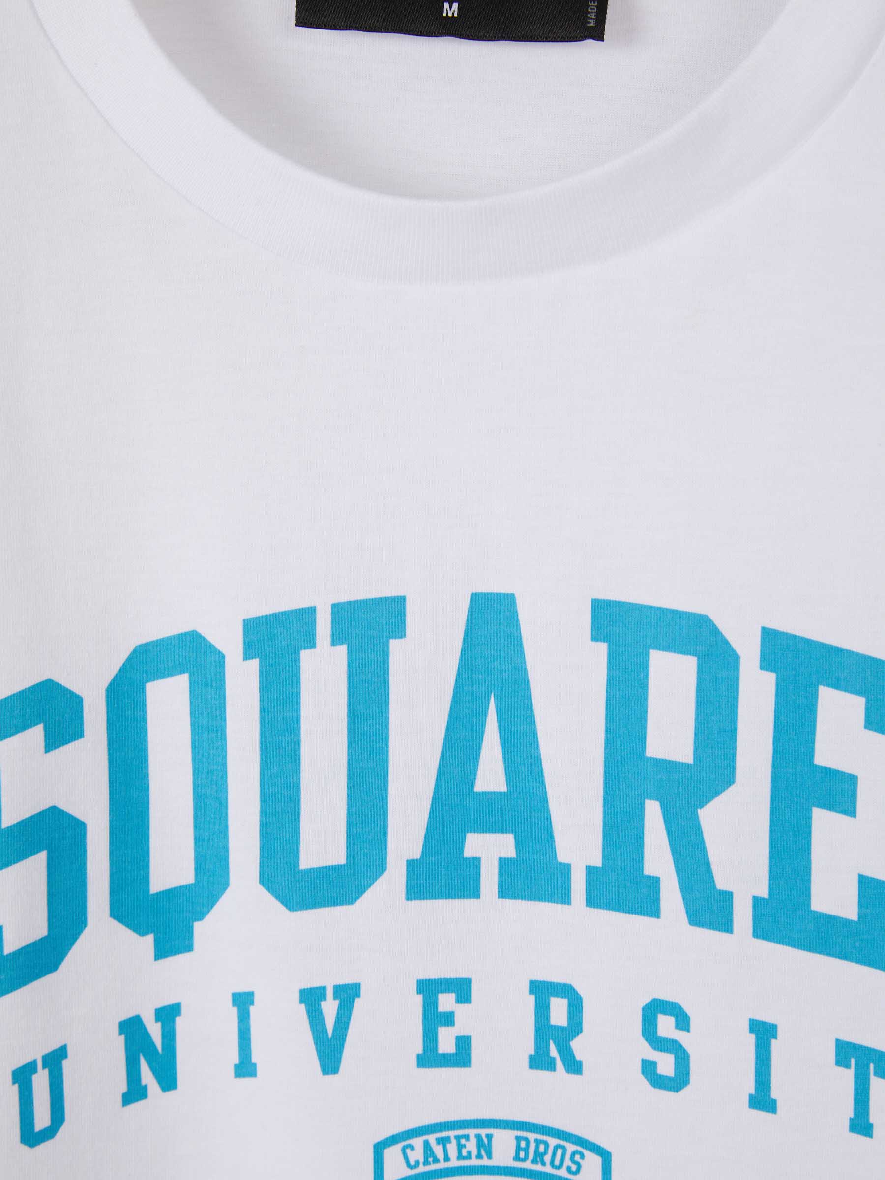 Outlet online Dsquared2 Hombre Camiseta Logo Estampado color Azul Marino sku 553-003382 02 - Foto 4