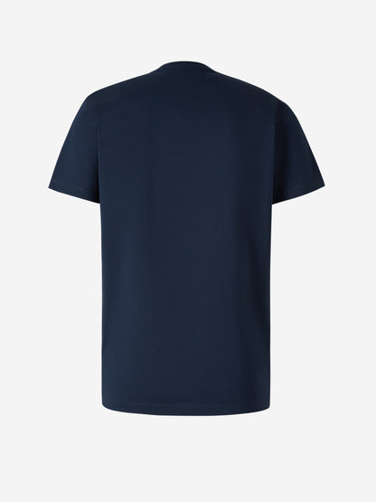 Outlet online Dsquared2 Hombre Camiseta Logo Estampado color Azul Marino sku 553-003382 02 - Foto 6