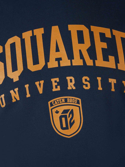 Outlet online Dsquared2 Hombre Camiseta Logo Estampado color Azul Marino sku 553-003382 02 - Foto 7