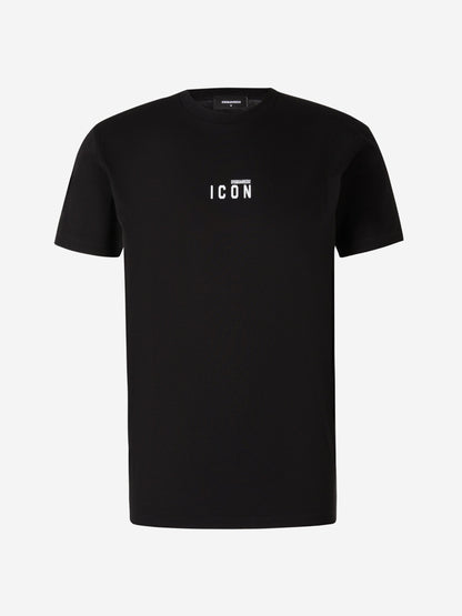 Outlet online Dsquared2 Hombre Camiseta Logo Algodón color Negro sku 553-003384 01 - Foto 1