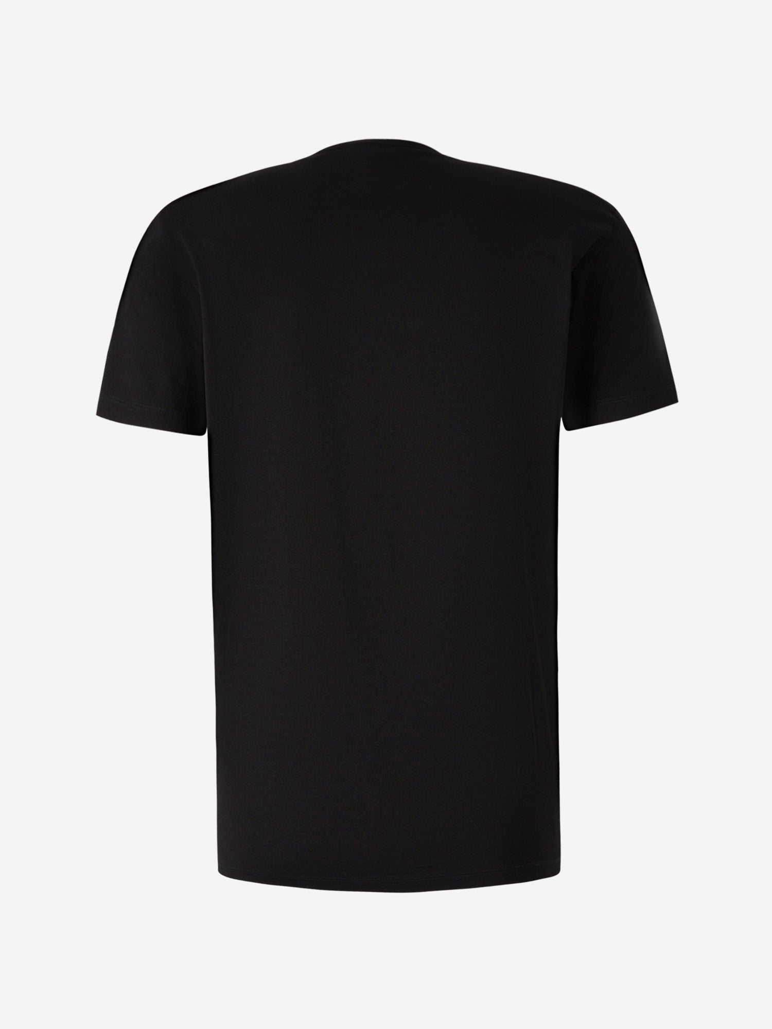 Outlet online Dsquared2 Hombre Camiseta Logo Algodón color Negro sku 553-003384 01 - Foto 2