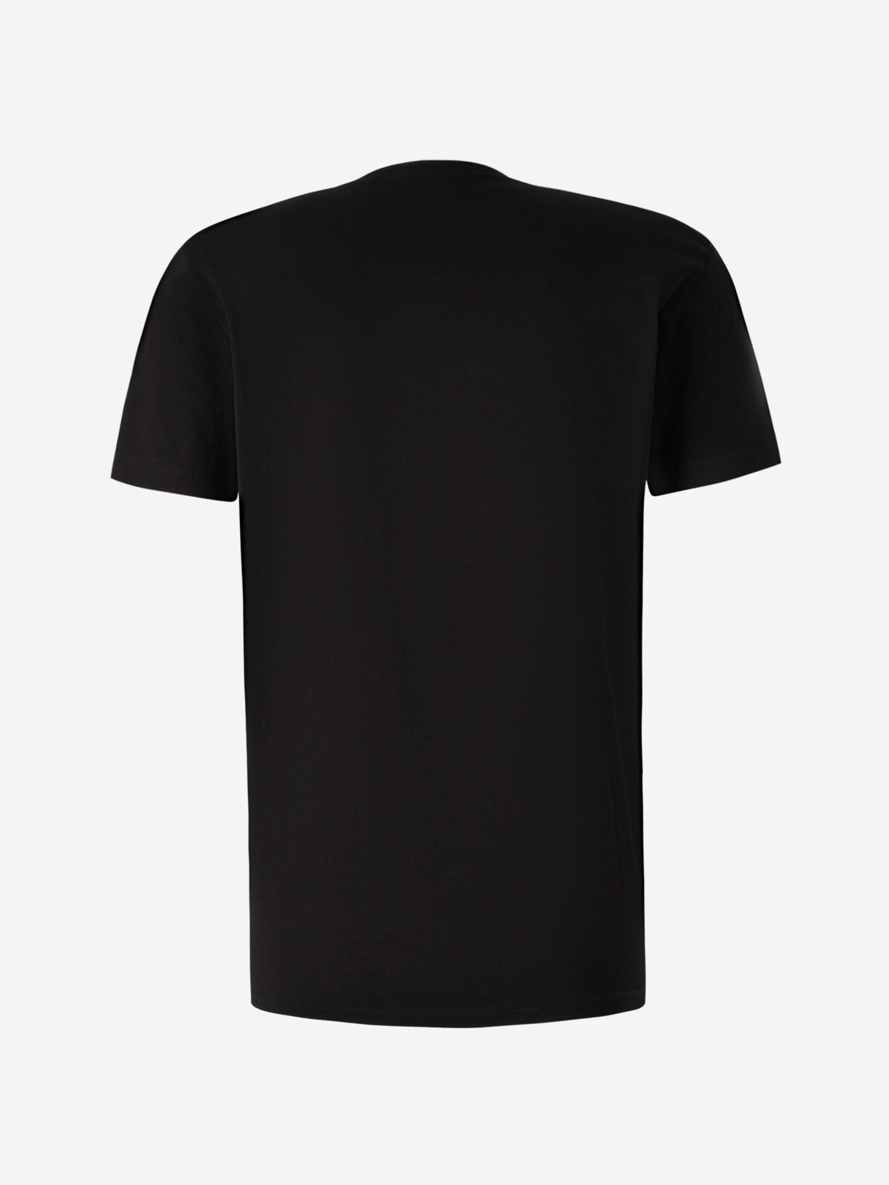 Outlet online Dsquared2 Hombre Camiseta Logo Algodón color Blanco sku 553-003384 02 - Foto 2
