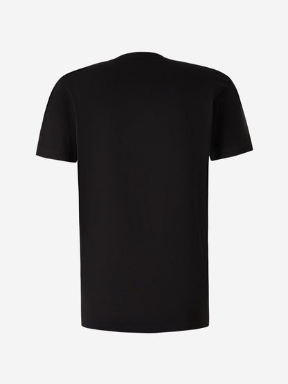 Outlet online Dsquared2 Hombre Camiseta Logo Algodón color Blanco sku 553-003384 02 - Foto 2