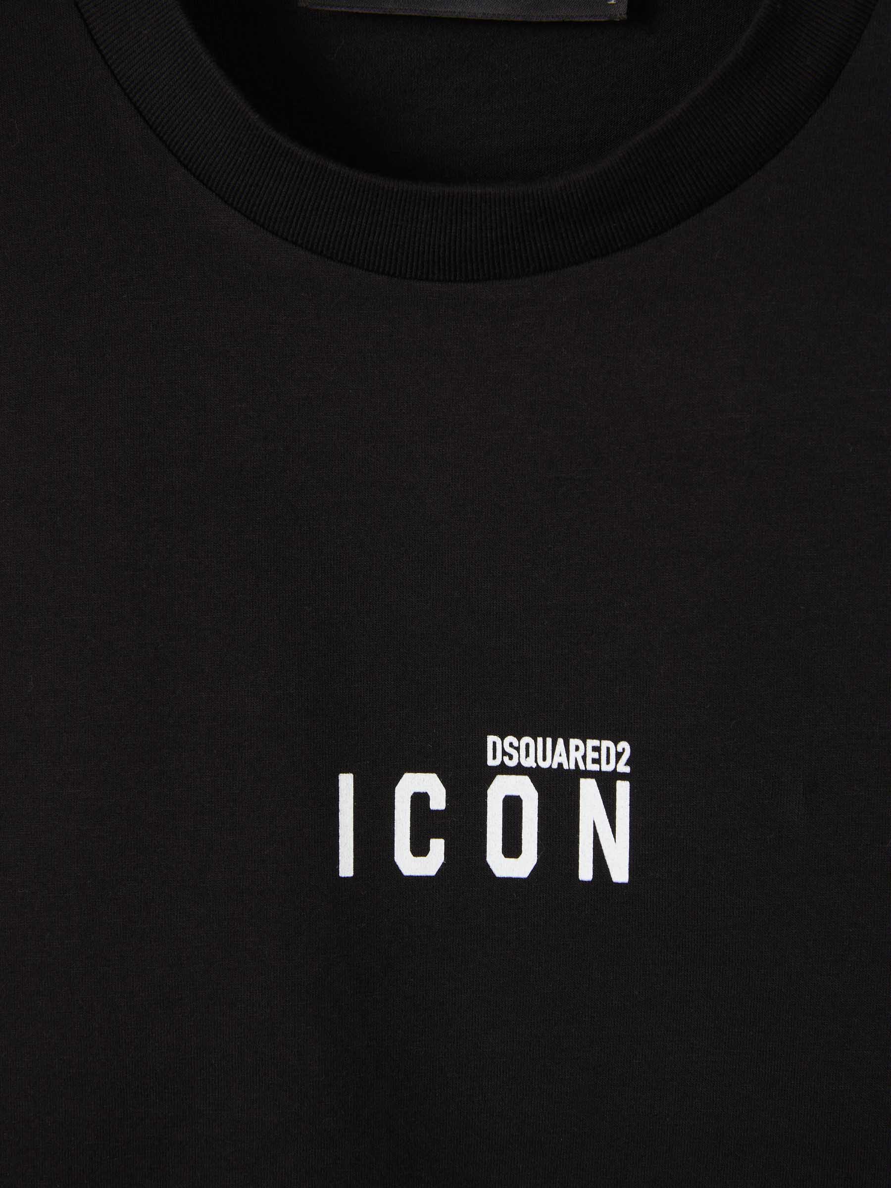 Outlet online Dsquared2 Hombre Camiseta Logo Algodón color Blanco sku 553-003384 02 - Foto 3