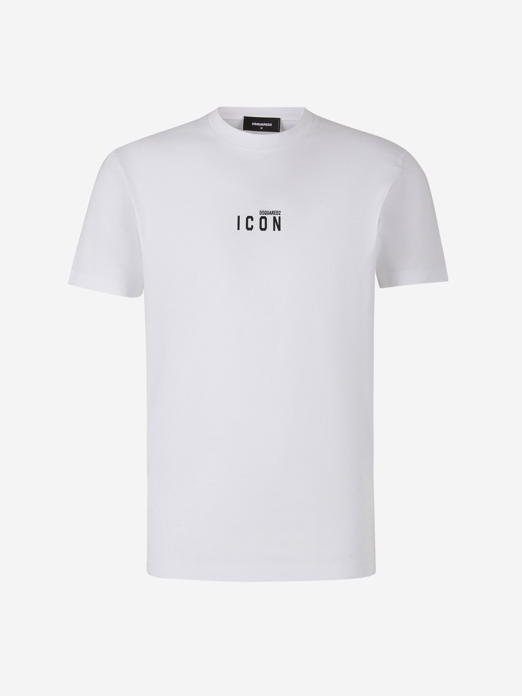 Outlet online Dsquared2 Hombre Camiseta Logo Algodón color Blanco sku 553-003384 02 - Foto 4