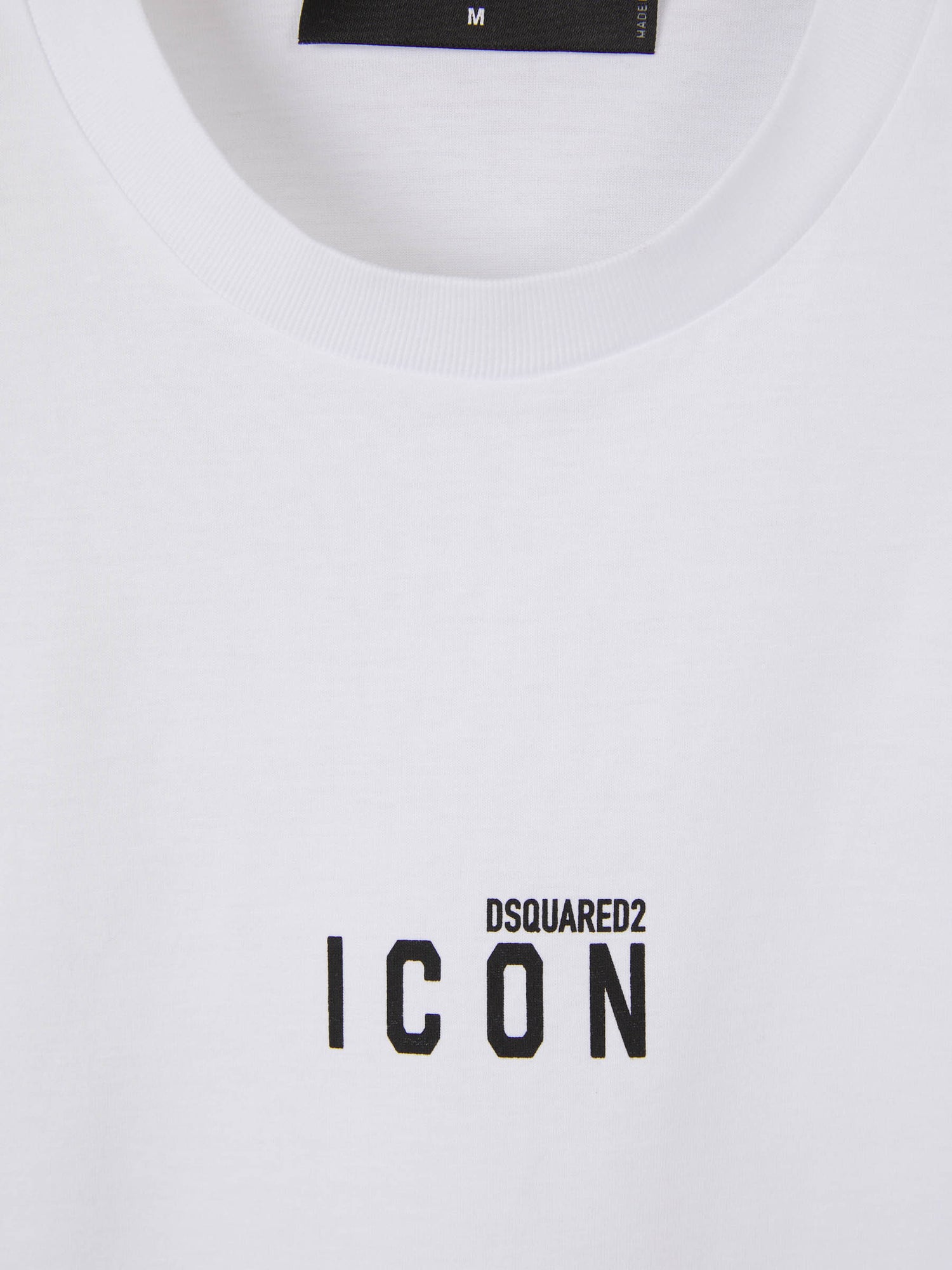 Outlet online Dsquared2 Hombre Camiseta Logo Algodón color Blanco sku 553-003384 02 - Foto 6