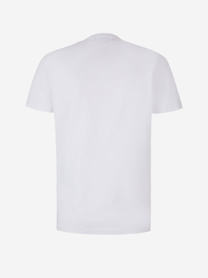 Outlet online Dsquared2 Hombre Camiseta Gráfico Estampado color Blanco sku 553-003385 01 - Foto 2